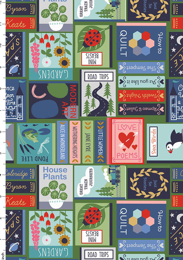 Lewis & Irene - Bookworm A548.3 - Book covers multi coloured