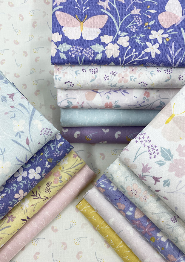 Cassandra Connolly For Lewis & Irene - Heart Of Summer 15 x 1/2 Metre Full Collection Bundle