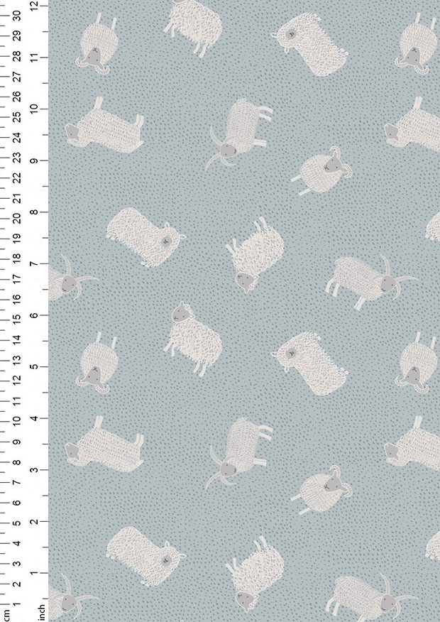 Lewis & Irene - Country Life Reloved A94.1A - Sheep on grey
