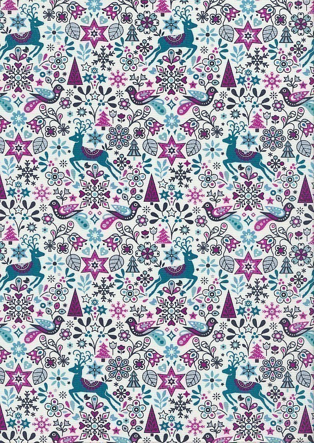 Liberty Fabrics - A Woodland Christmas Woodland Wonderland 4776017B