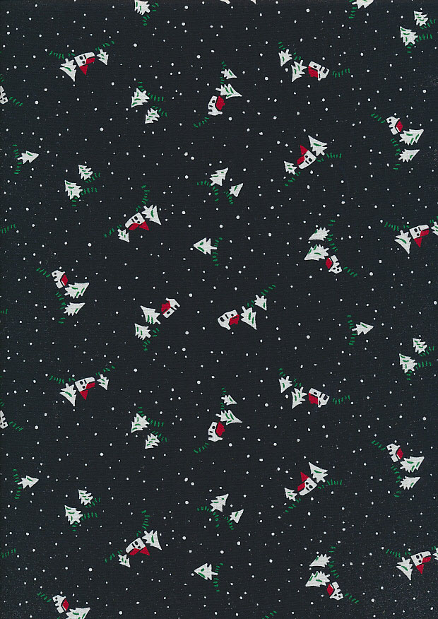 Liberty Fabrics - A Woodland Christmas Christmas Cottage 4776018A