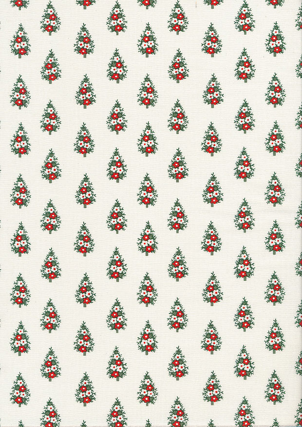 Liberty Fabrics - A Woodland Christmas Winter Pine 4776025A