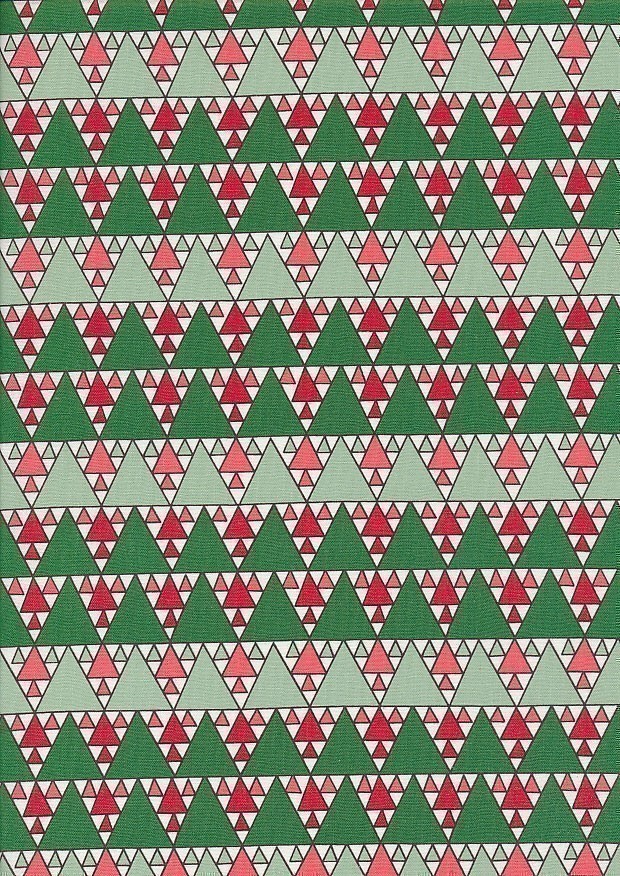 Liberty Fabrics - A Woodland Christmas Evergreen Glade 4776021A