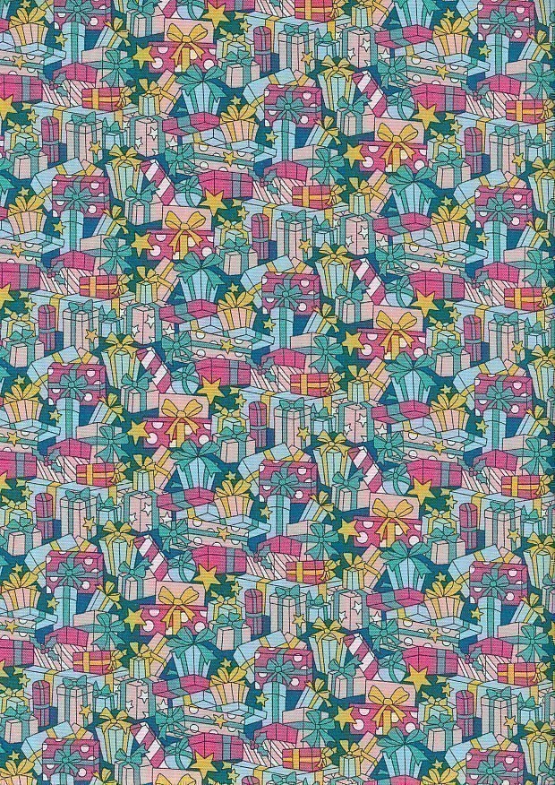 Liberty Fabrics - Deck The Halls Present Surprise 1666885A