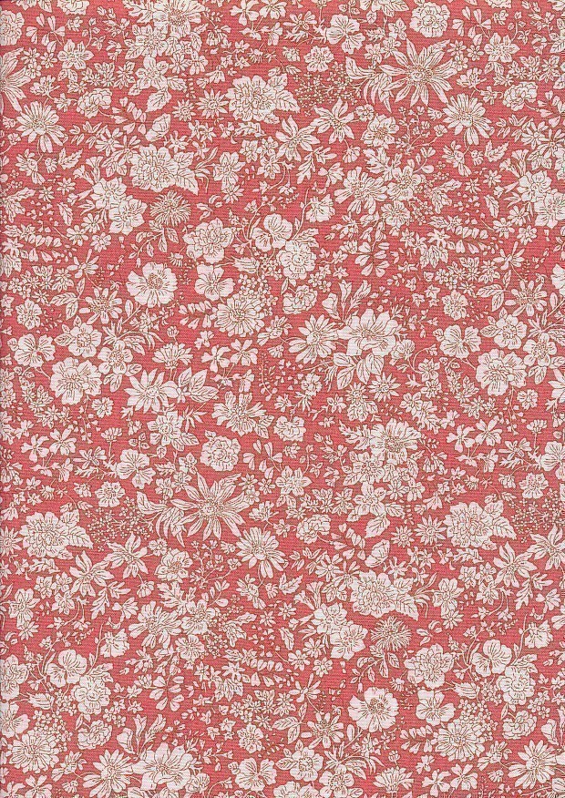 Liberty Fabrics - Emily Belle Jewel Tones Paprika 1666433A