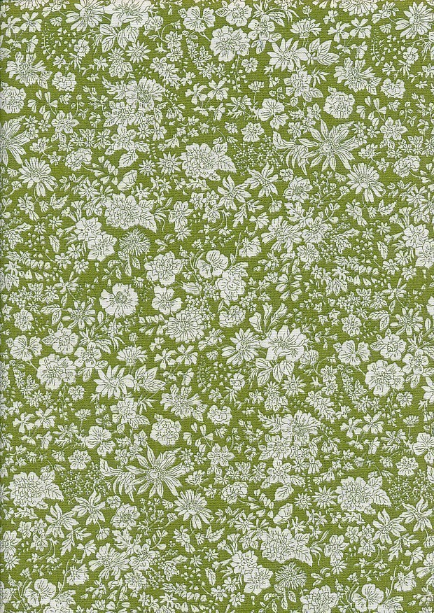Liberty Fabrics - Emily Belle Jewel Tones Caterpillar 1666440A