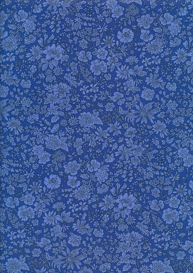 Liberty Fabrics - Emily Belle Jewel Tones Ultramarine 1666442A