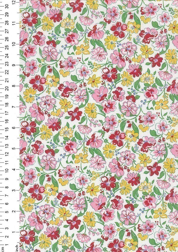Liberty Fabrics - Heirloom 2 Floral Joy 68114B