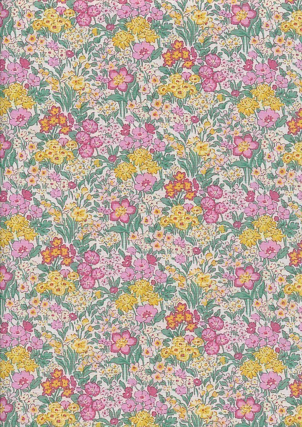 Liberty Fabrics - Garden Party 7328C Blooming Flowerbed