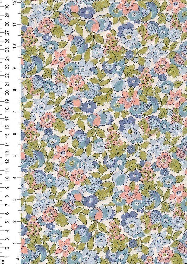 Liberty Fabrics - Tree Of Life 1667373B Bountiful Fruits