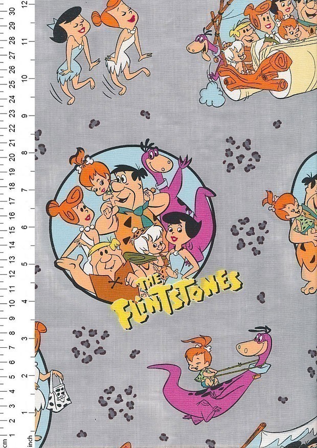 Camelot Licensed Print - The Flintstones Stone Age Family