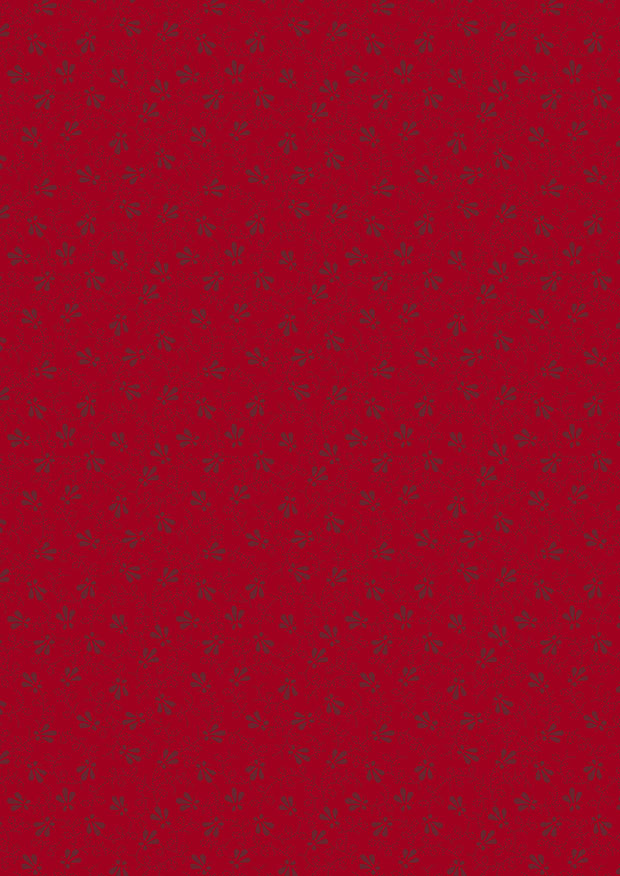 Makower Trinkets 2020 - 2/9016R Dotty Vine Red