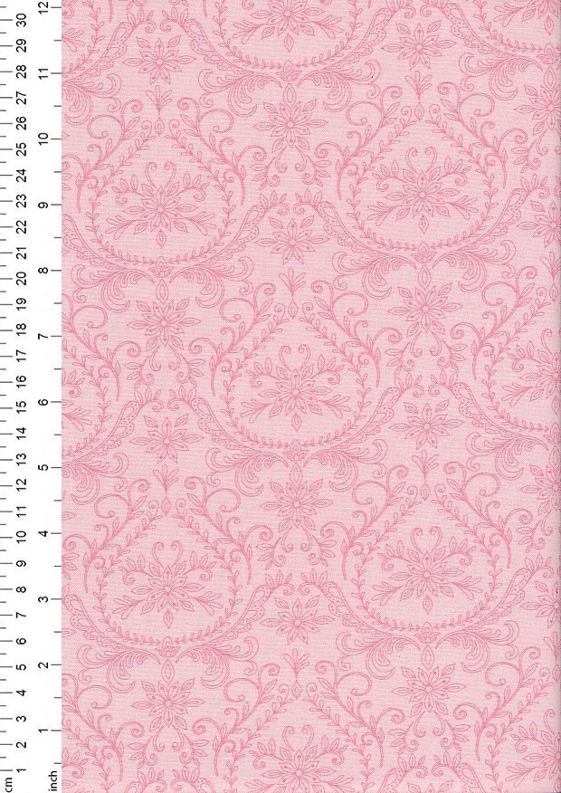 Michael Miller Fabrics - Elephant Cavalcade Vignettes CX10799-Pink D
