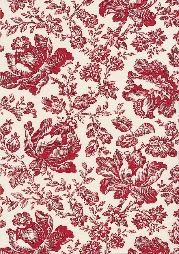 Moda Fabrics - Cranberries & Cream 44260-13