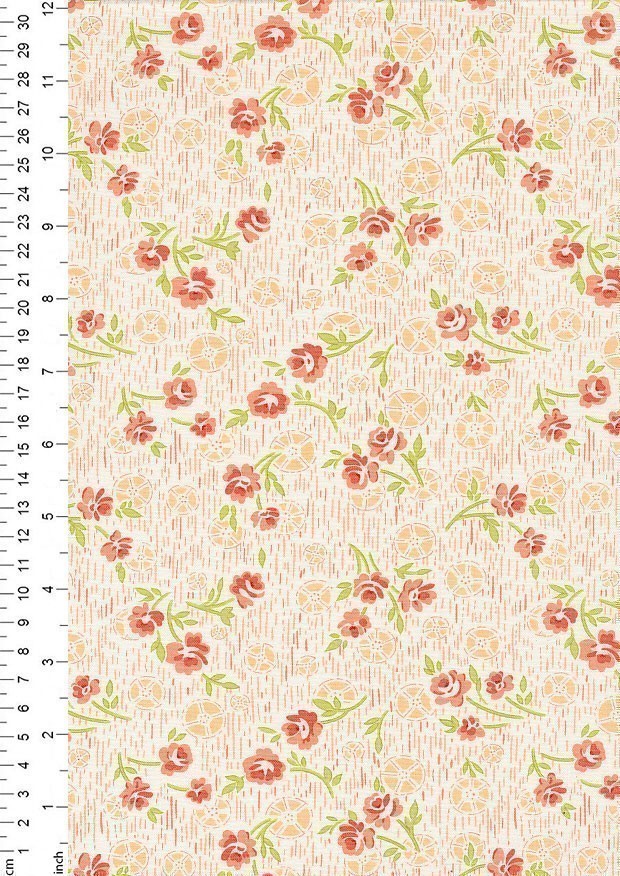 Moda Fabrics - Strawberries & Rhubarb 20403-18