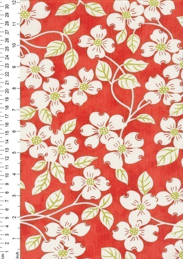 Moda Fabrics - Strawberries & Rhubarb 20400-11