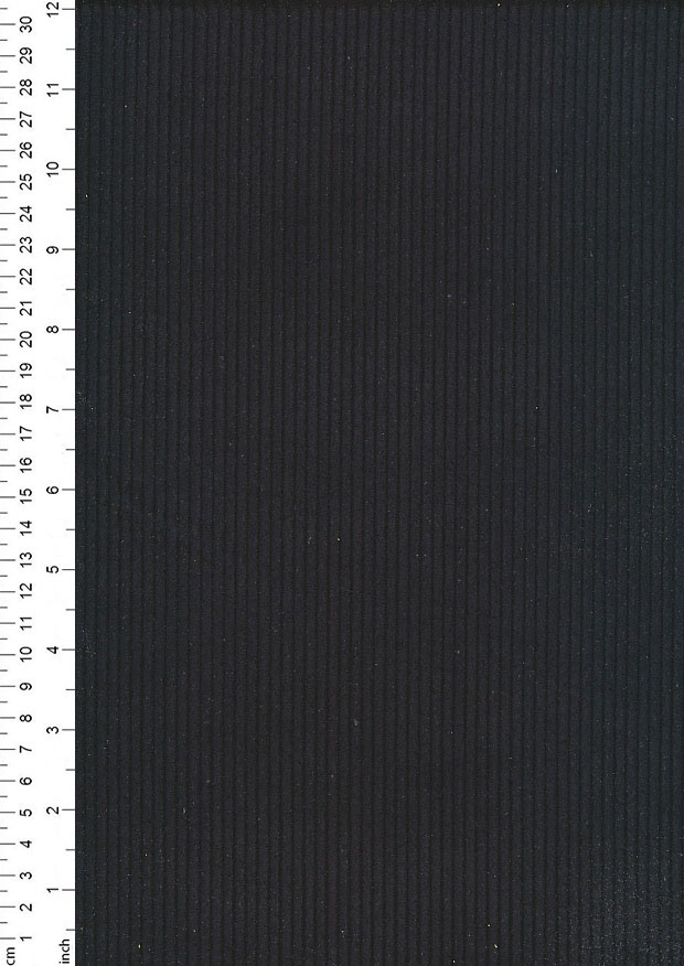 Cotton Wale Corduroy - Black C3047