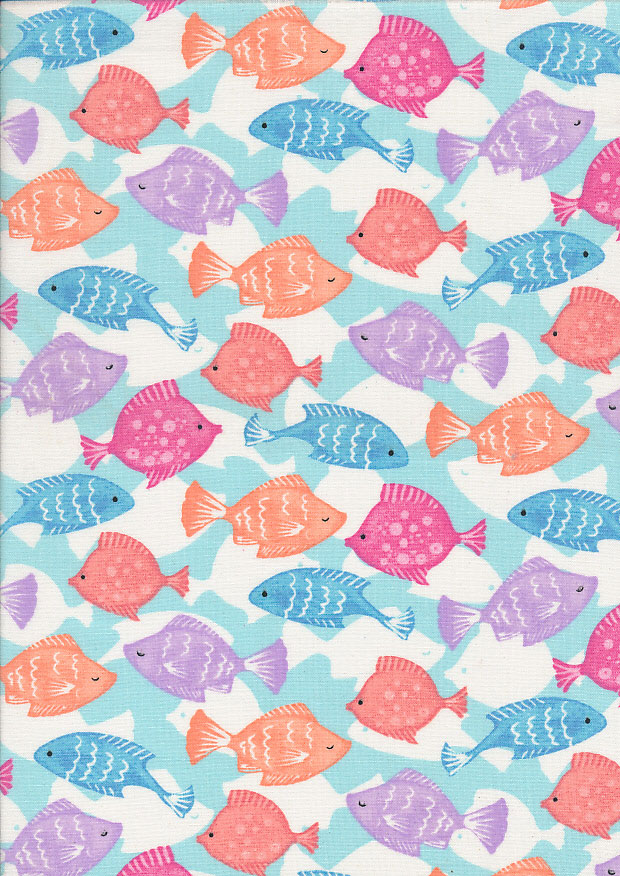 Fabric Palette - Mermaid Society Fish 2789-04
