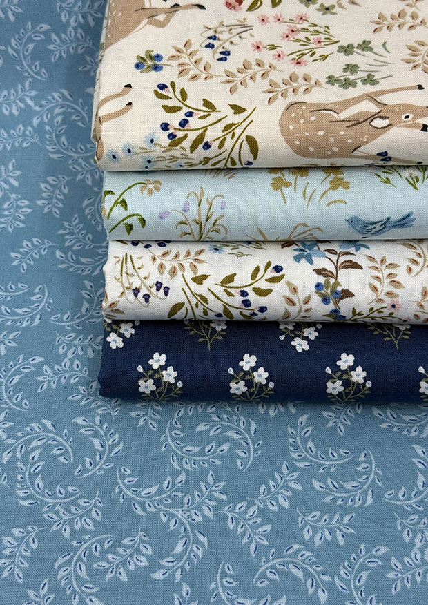Poppie Cotton - My Darling Deer 5 x Fat 1/4 Pack 1