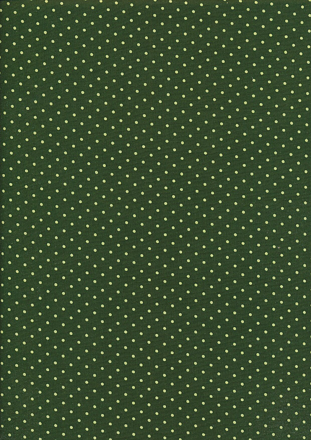 Fabric Freedom - Quality Cotton Print Spot FF-6390 Olive/Light Green