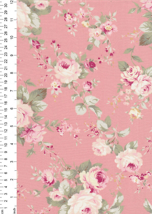 Quality Cotton Print - Rose Floral