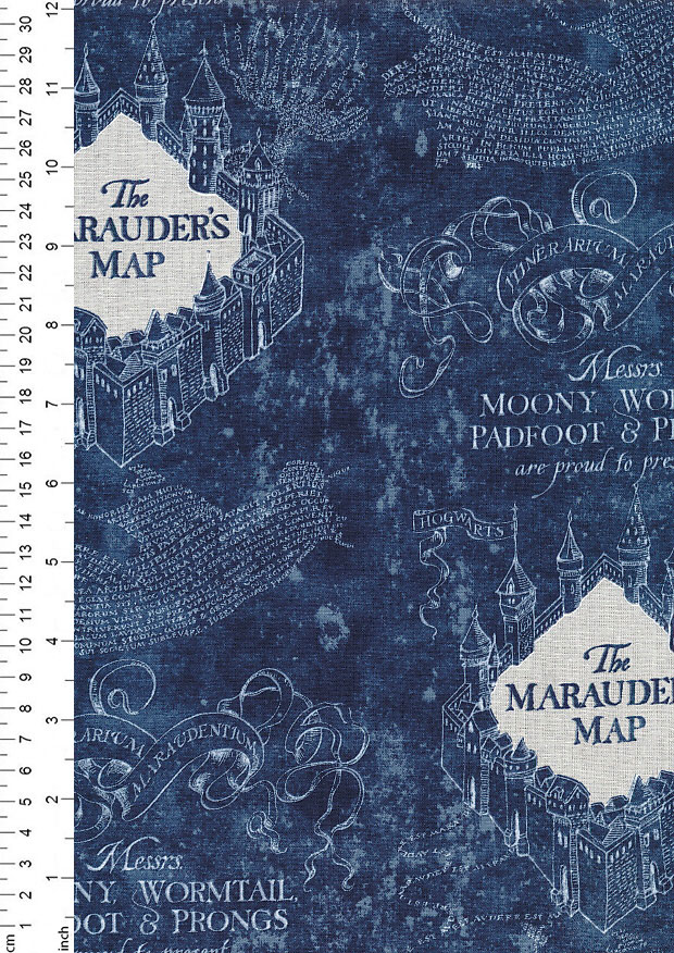 Eugene Textiles - Harry Potter Marauders Map