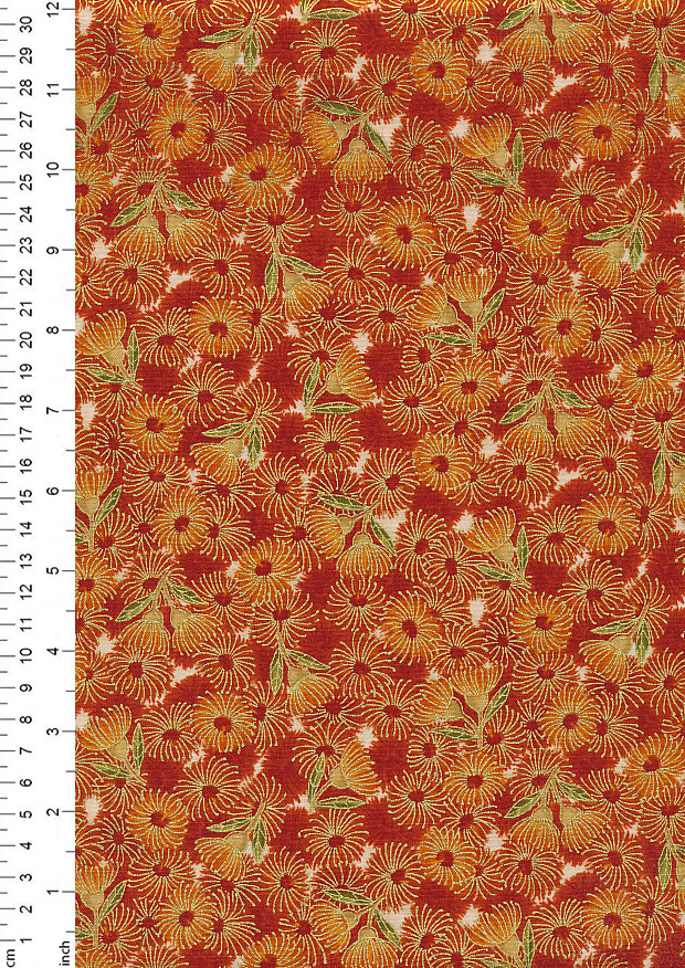 Leesa Chandler - Under The Australian Sun Flowering Gum Orange Multi