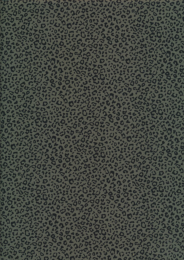 Rose & Hubble - Quality Cotton Print CP-0871 Khaki Leopard Skin