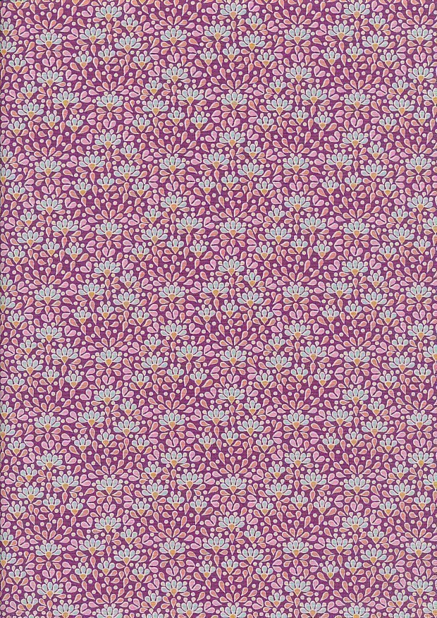 Tilda Fabrics - Cotton Beach 100322 Sea Anemone Lilac