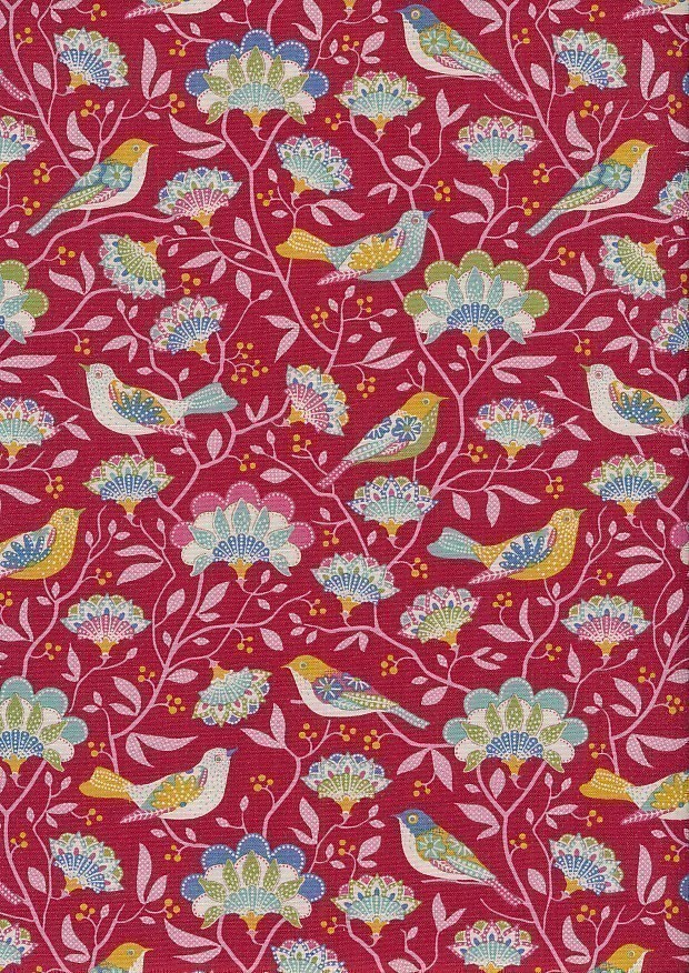Tilda Fabrics - Jubilee Bird Tree Red