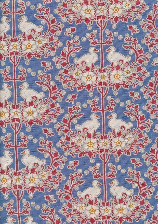 Tilda Fabrics - Jubilee Duck Nest Blue