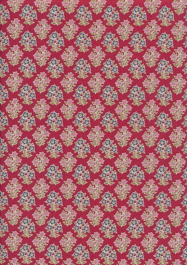 Tilda Fabrics - Jubilee Farm Flowers Red