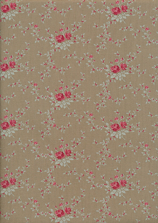 Tilda Fabrics - Merry Little Christmas 110149 Noel Taupe