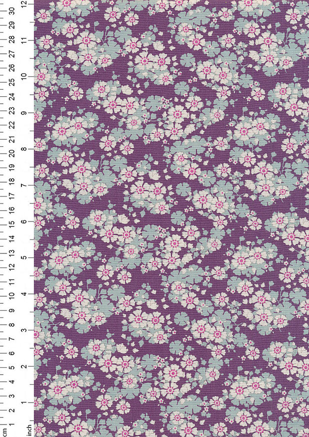 Tilda Fabrics - Woodland 100286 Aster Violet