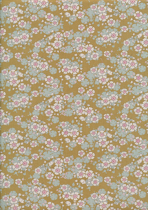 Tilda Fabrics - Woodland 100297 Aster Olive