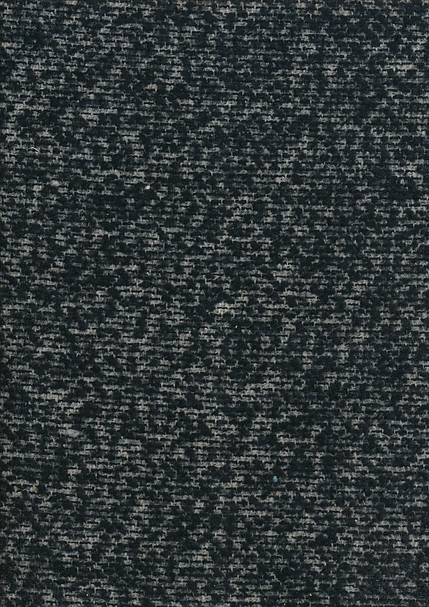 Medium Weight Wool Mix - Texture Black/Grey