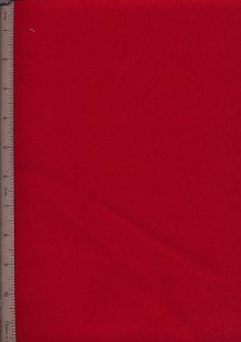 Poly/Cotton Drill Fabric - Red