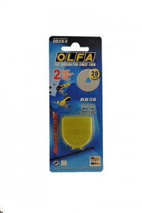 Olfa 28mm Rotary Cutter Blades x2