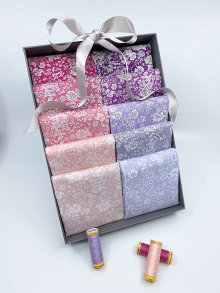Gift Hamper - Liberty Emily Belle Pink & Purple 10 x 1/2 Metre Hamper