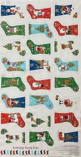 Craft Cotton Co. Christmas - Mini Stockings Advent Calendar Panel 2487-1