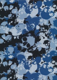 Rose & Hubble - Quality Cotton Print CP-0864 Blue Skulls