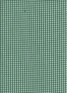 Makower Patchwork Fabric Gingham Forest Green Per 1/4 Metre 