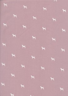Lady McElroy Cotton Lawn Dogs -Pink
