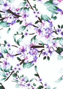Lady McElroy Cotton Lawn - Violet Vines Violet 936