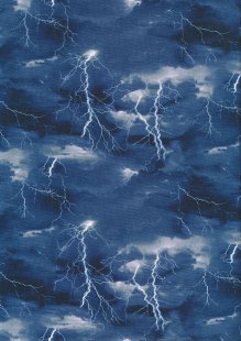 Elizabeth's Studio - Landscape Medley Clouds & Lightning 469-Black