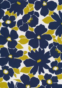 Epra - 60" Wide Cotton 9833 Col 2 Navy/Lime
