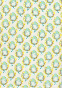 Fabric Freedom - Digital Print Easter Egg Nests FF1003-3