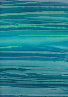 Fabric Freedom Strip Dye Bali Batik - BK 422/A Turquoise