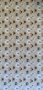 Furnishing Fabric - Small Dogs Stone