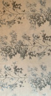 Furnishing Fabric - Trees Grey on Stone